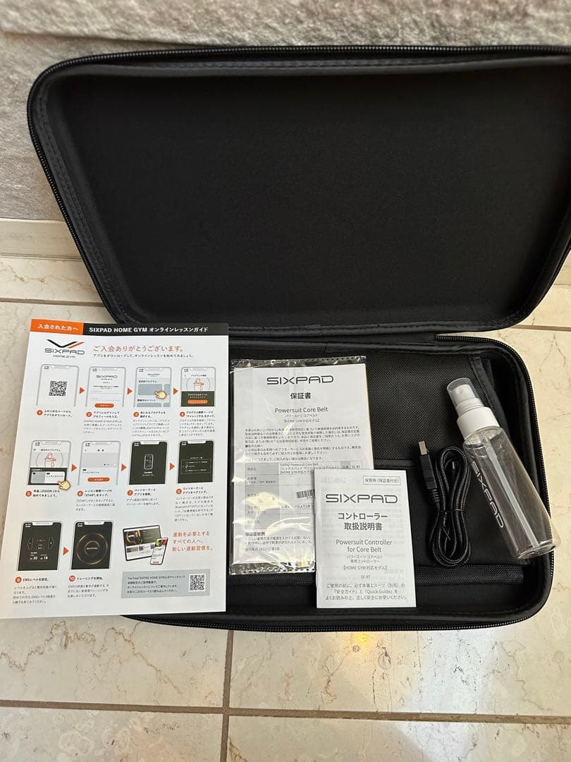 【美品】MTG SIXPADパワースーツコアベルトSE-BS-14C-LサイズL