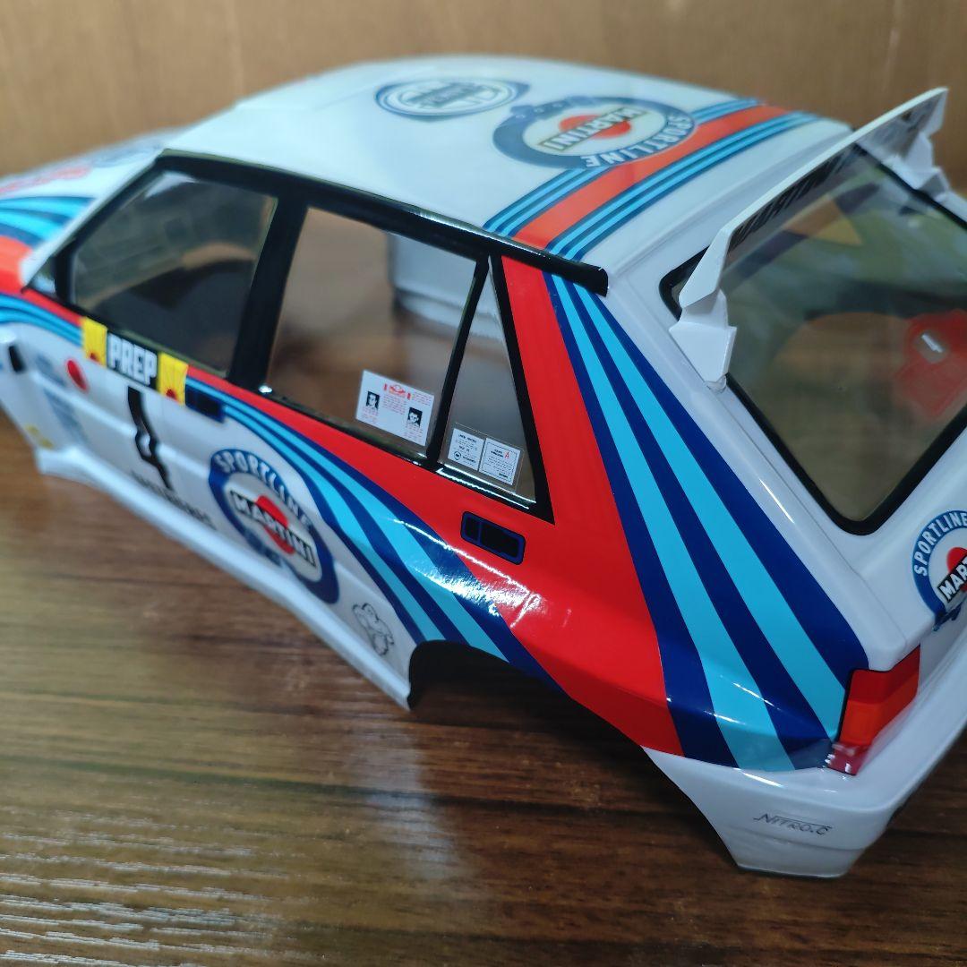 タミヤ　ランチアデルタ　ボディ　しろ