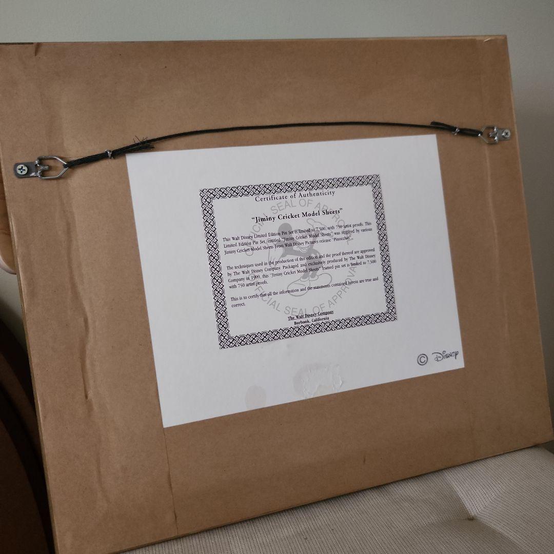 ディズニー　ピノキオ　ジミニークリケット　ディズニーワールド　ピンズ　難有