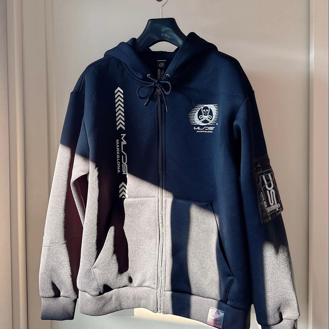 美品 ★ MARK&LONA DST スウェット パーカー マーク&ロナ 黒