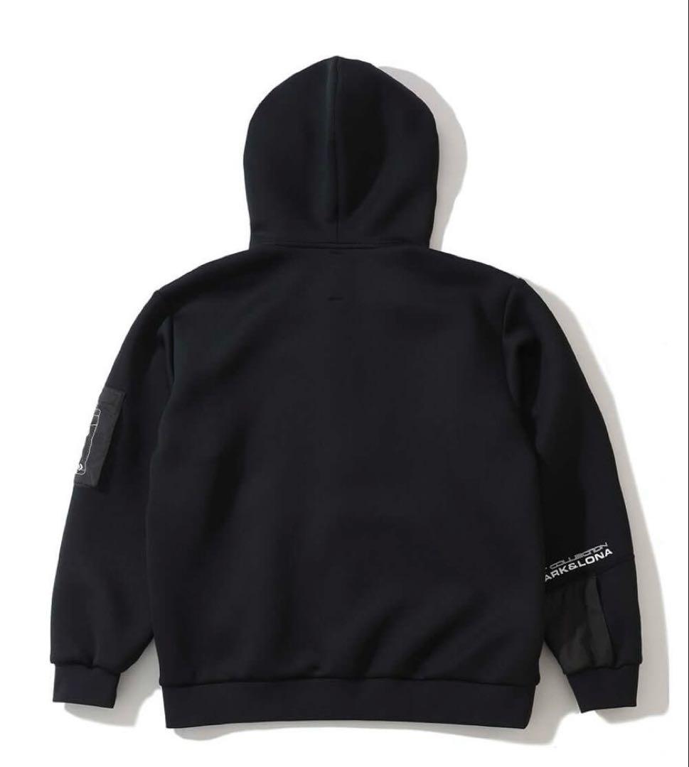 美品 ★ MARK&LONA DST スウェット パーカー マーク&ロナ 黒