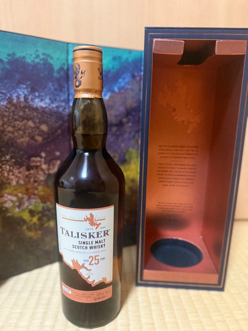 タリスカーTALISKER 25年 シングルモルトウイスキー 750ml