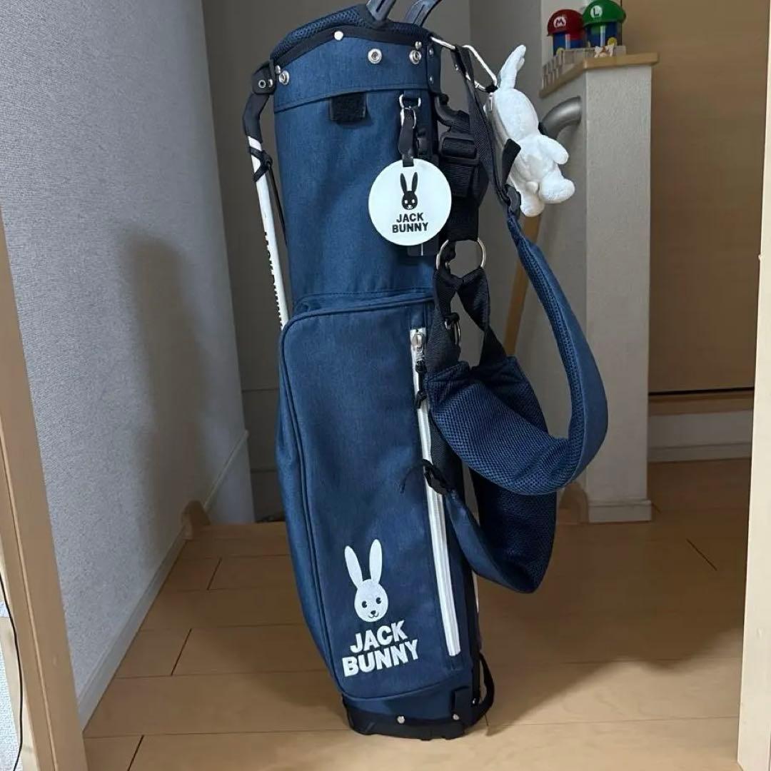 JACK BUNNY ネイビー ゴルフバッグ