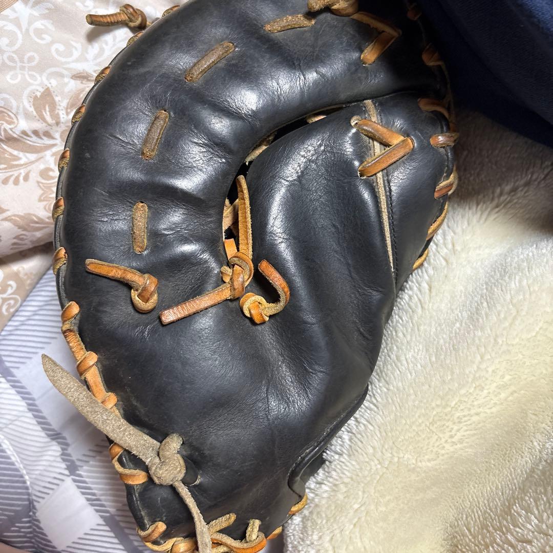 ハタケヤマ 軟式野球グローブ 黒