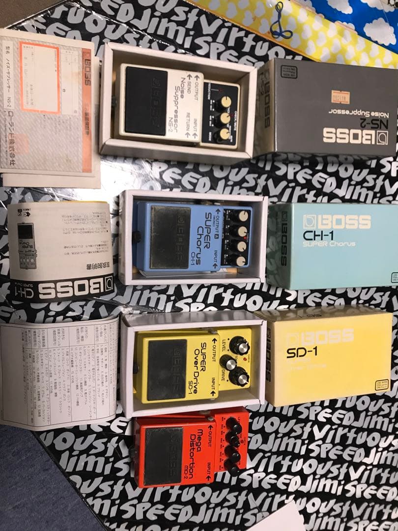 BOSS SD-1 & MD-2 &CH-1 & NS-1エフェクターセット