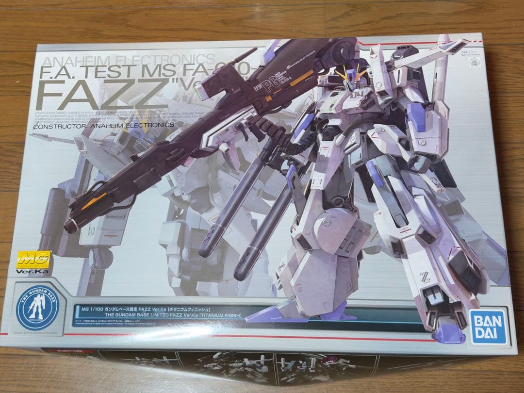 MG 1/100 FAZZ Ver.Ka[チタニウムフィニッシュ