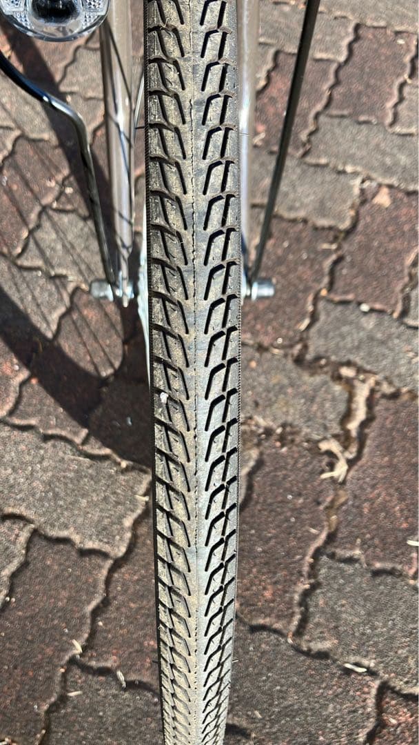 -値下げ-【極美品】26インチ シティサイクル ブラウン バスケット付き