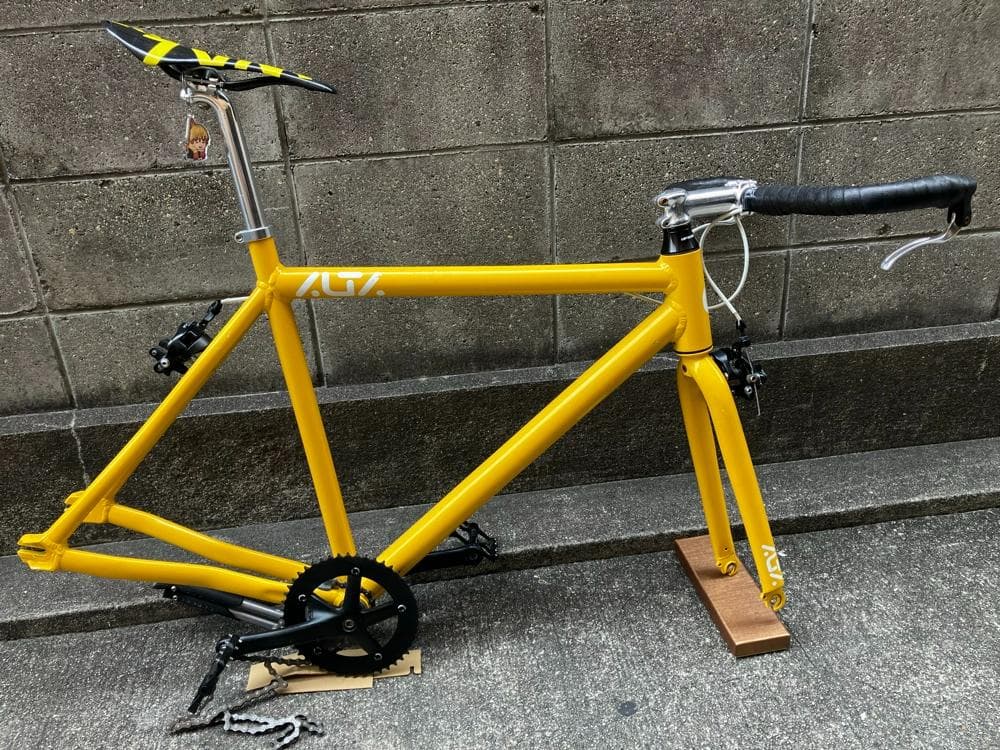 【希少・欧州ブランド】Alta クロモリ ピストフレーム(105ブレーキ付)