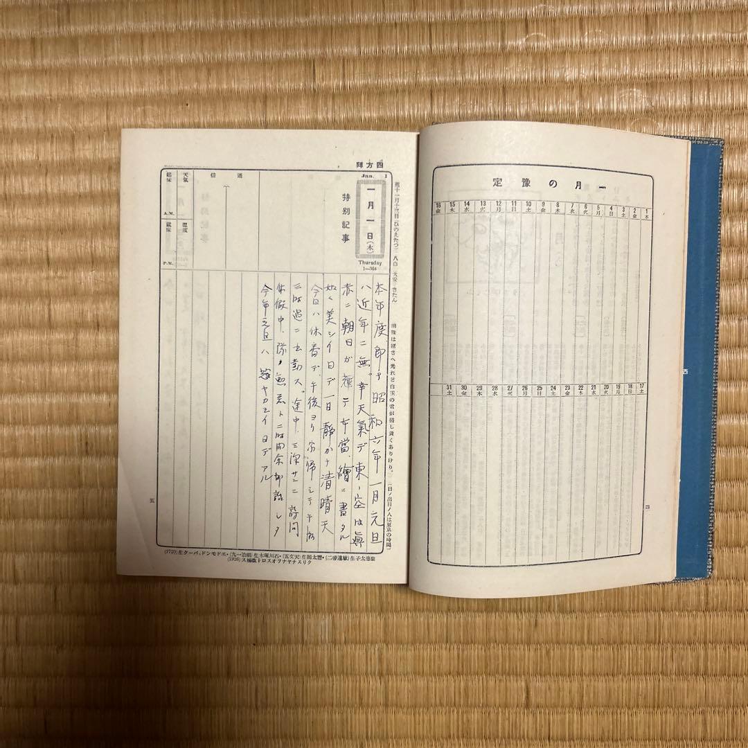 1931年の日記  戦前