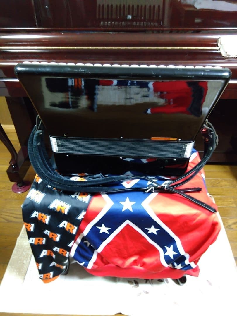 【即演奏可】TOMBO T80B アコーディオン 整備簡易調律済