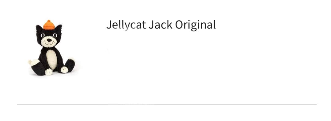  jack くろねこ　ぬいぐるみ