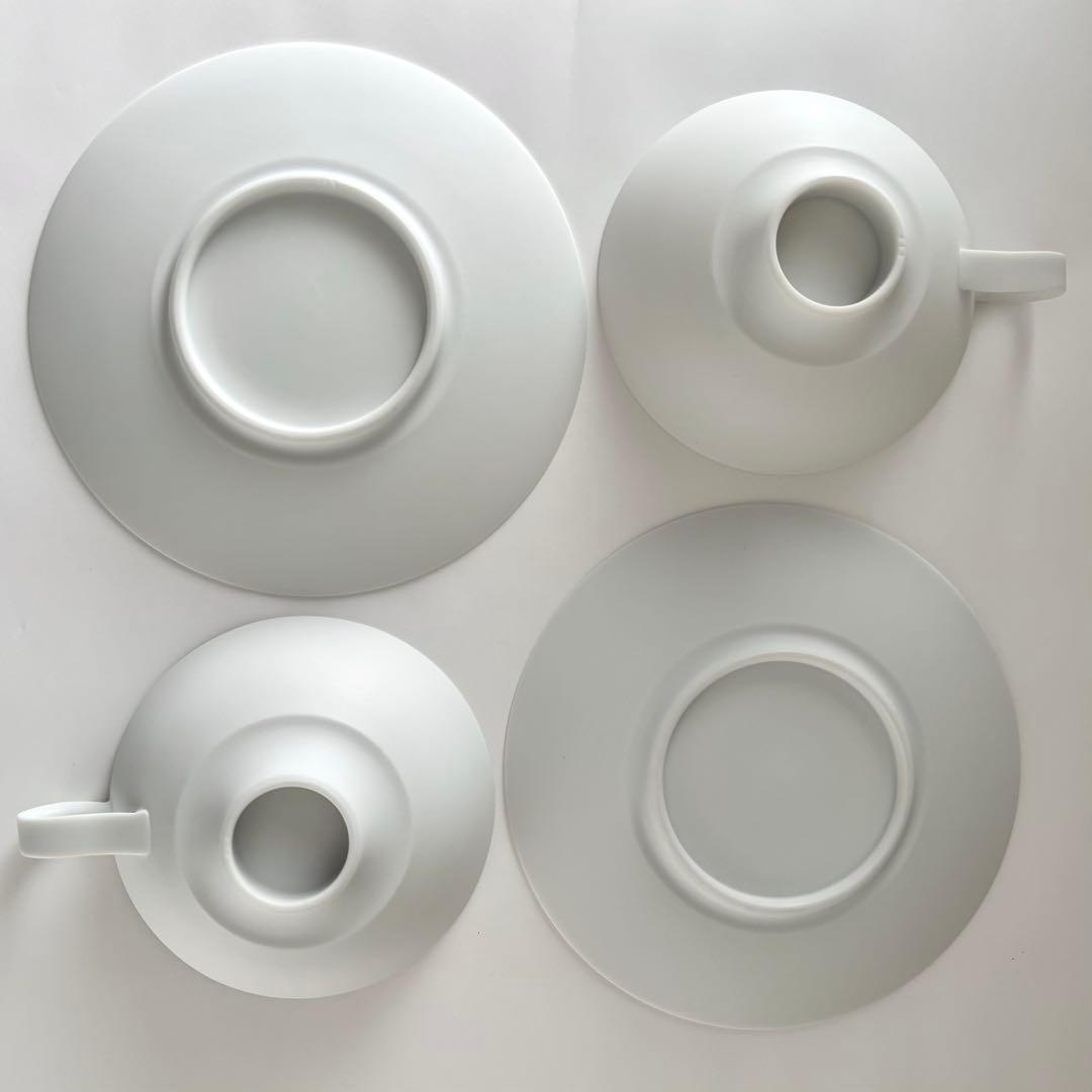 森岡希世子 白磁 C&S 2客セット 未使用