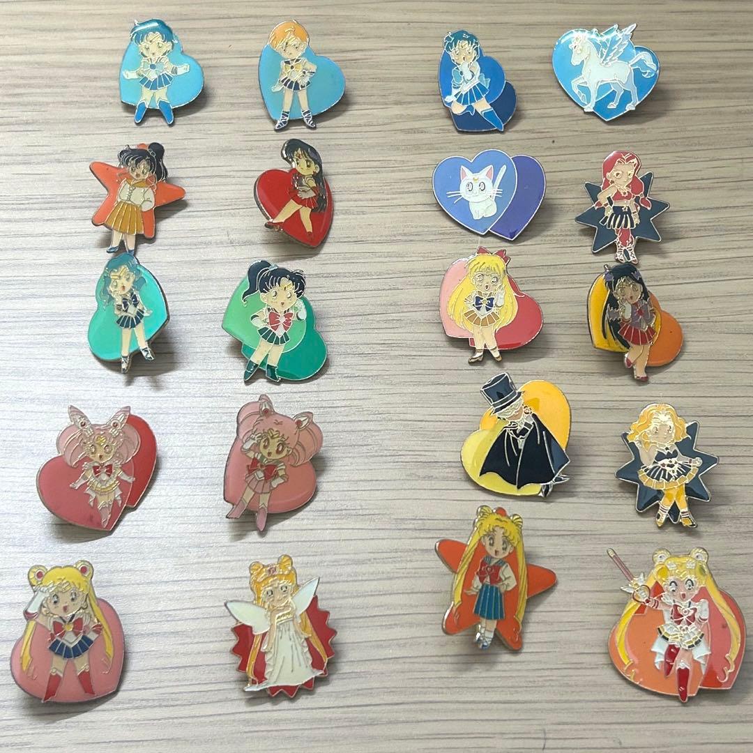 【レア品】美少女戦士セーラームーン ピンズ ピンバッチ 20個セット