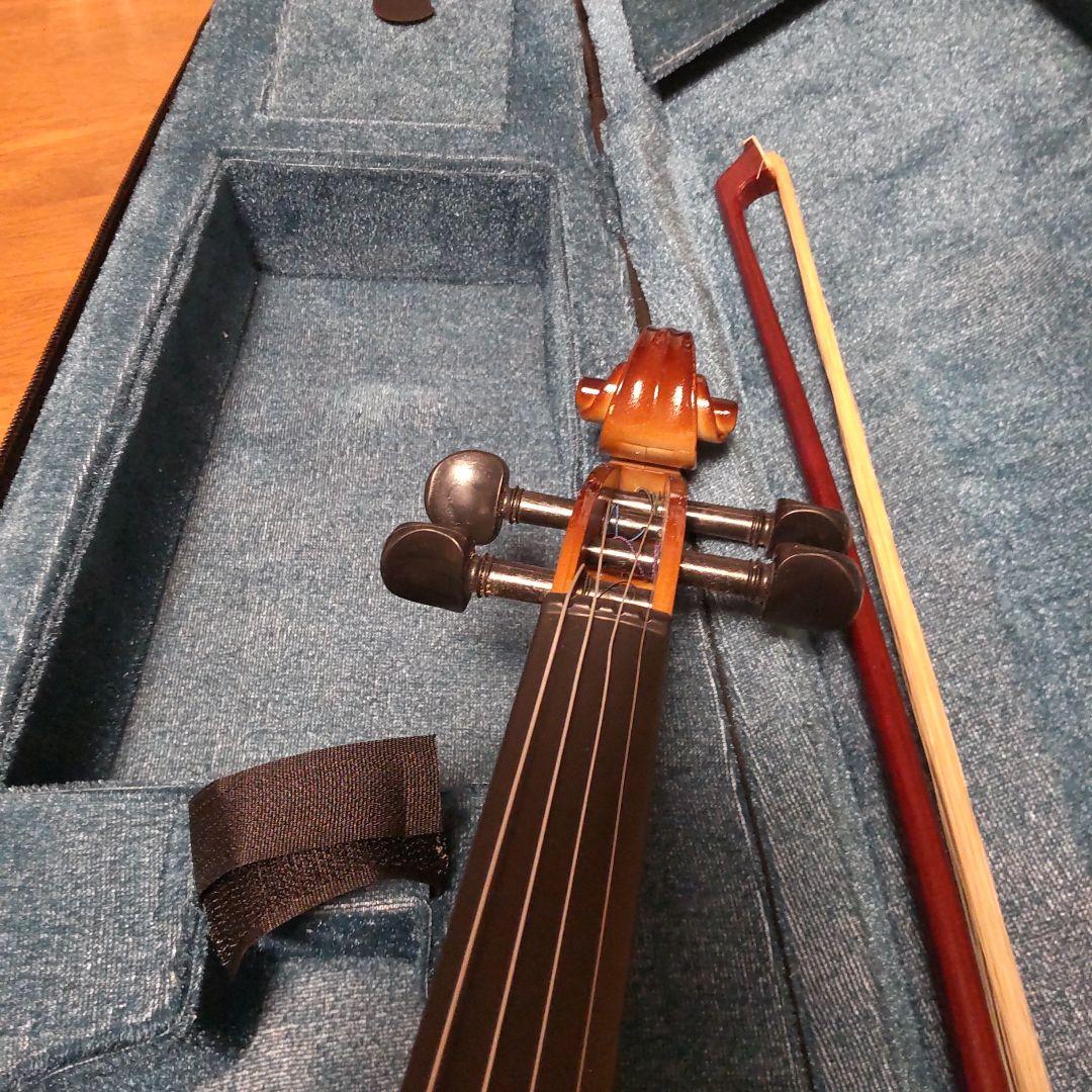 新品！格安！フルサイズバイオリン( 4/4) 本体 茶色 ハードケース付き