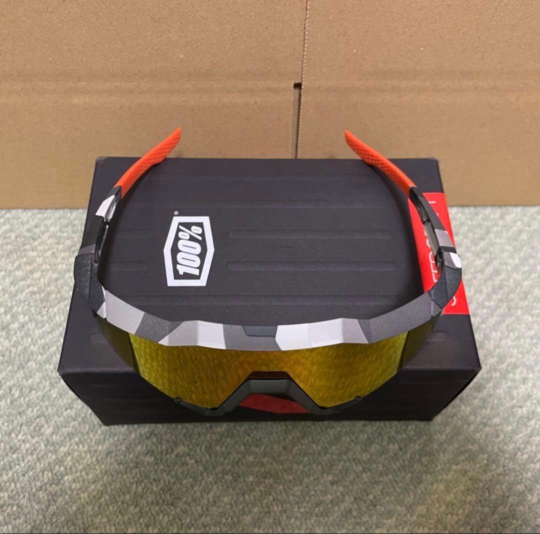 ワンハンドレッド サングラス speedcraft grey camo 100%