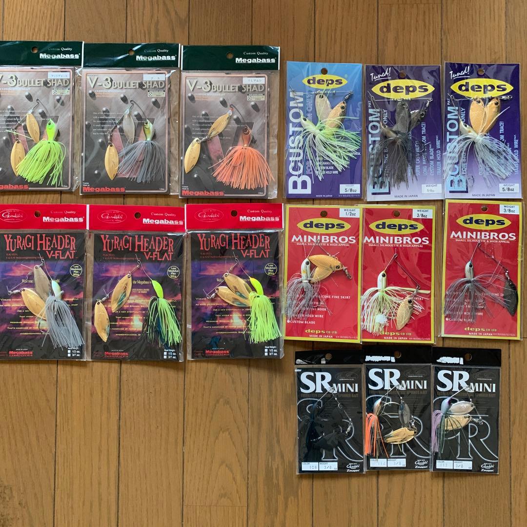 値下げ　スピナーベイト新品未使用いろいろ15個セット③