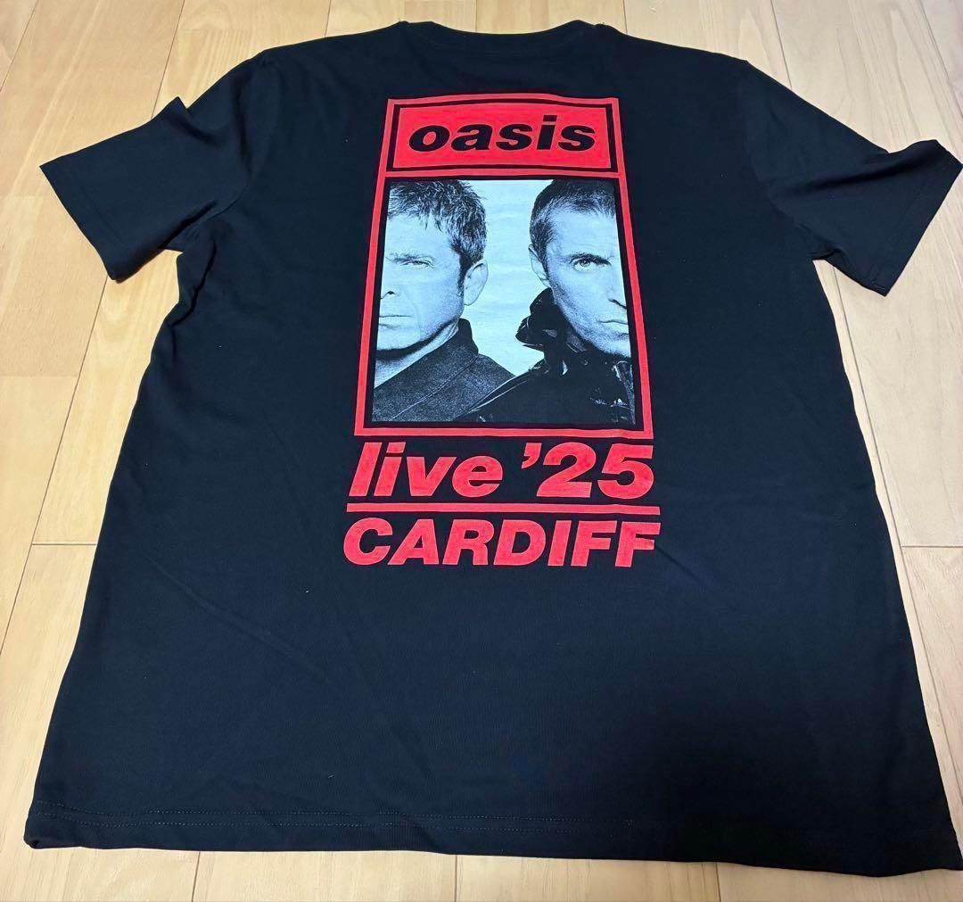 【現地購入】【正規品】oasis 再結成初日 カーディフ公演日付入りTシャツ