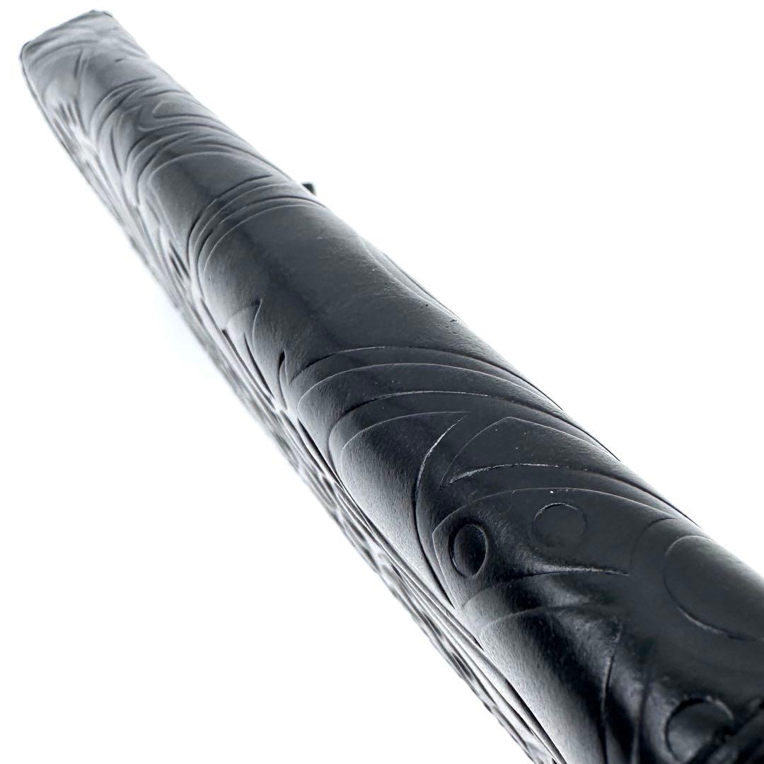 未使用✨ヴィヴィアンウエストウッド ペンケース ORB エンボスレザー ブラック