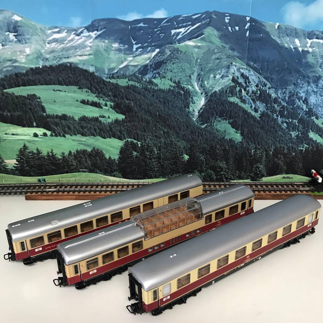 メルクリン　HO TEE 客車 3両 4087 4090 4089 元箱付き