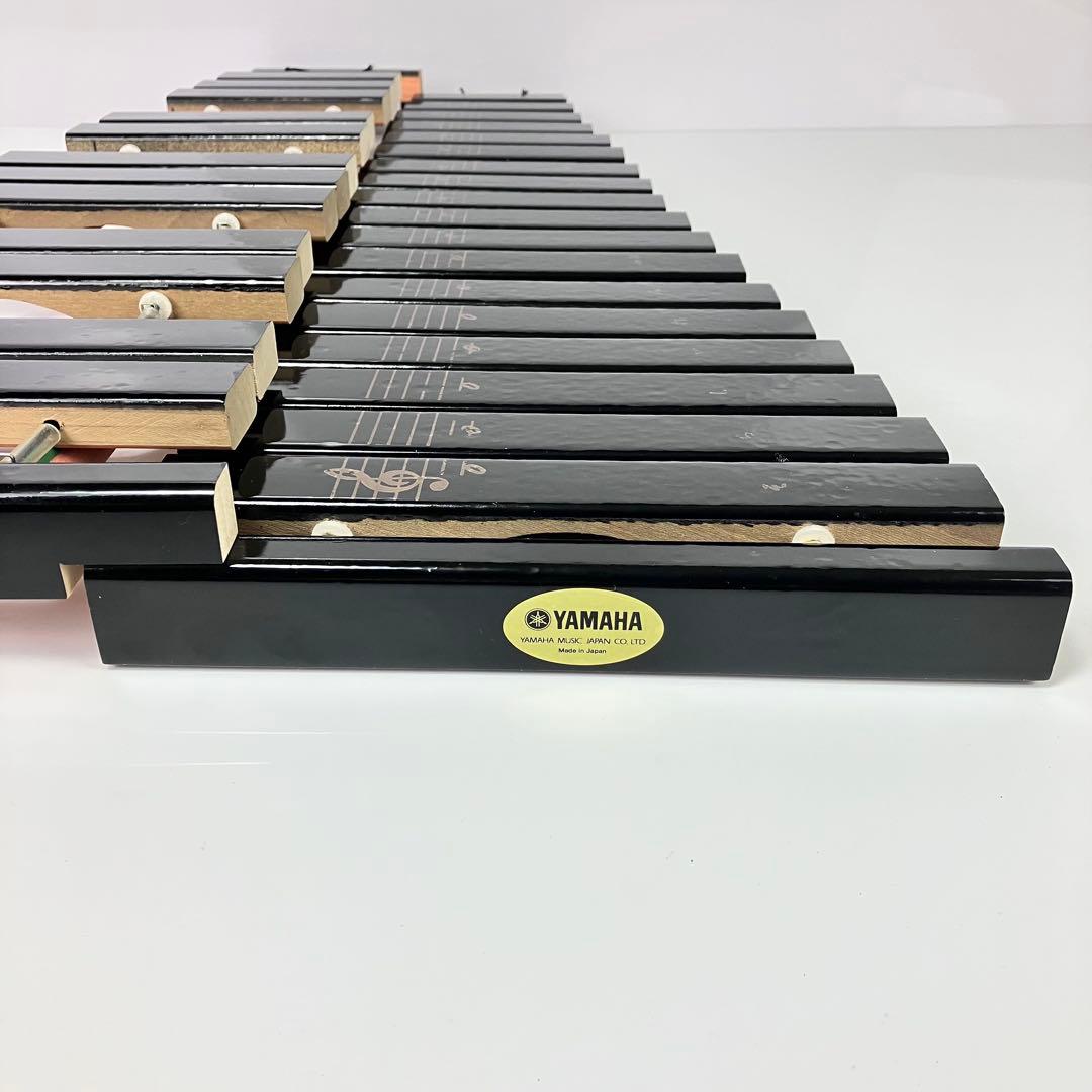 YAMAHA　卓上木琴　No.185　箱、マレット付き　④