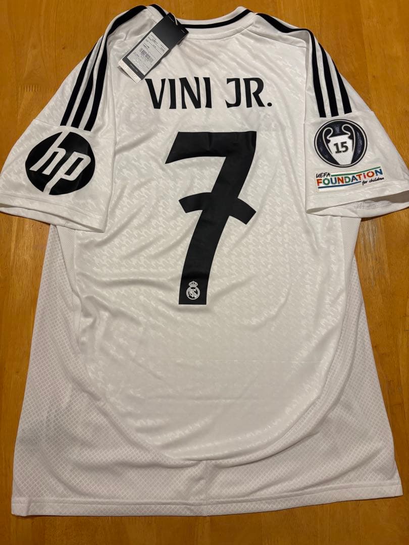 正規品 新品 紙タグ付 レアルマドリード 24/25 ヴィニシウス L