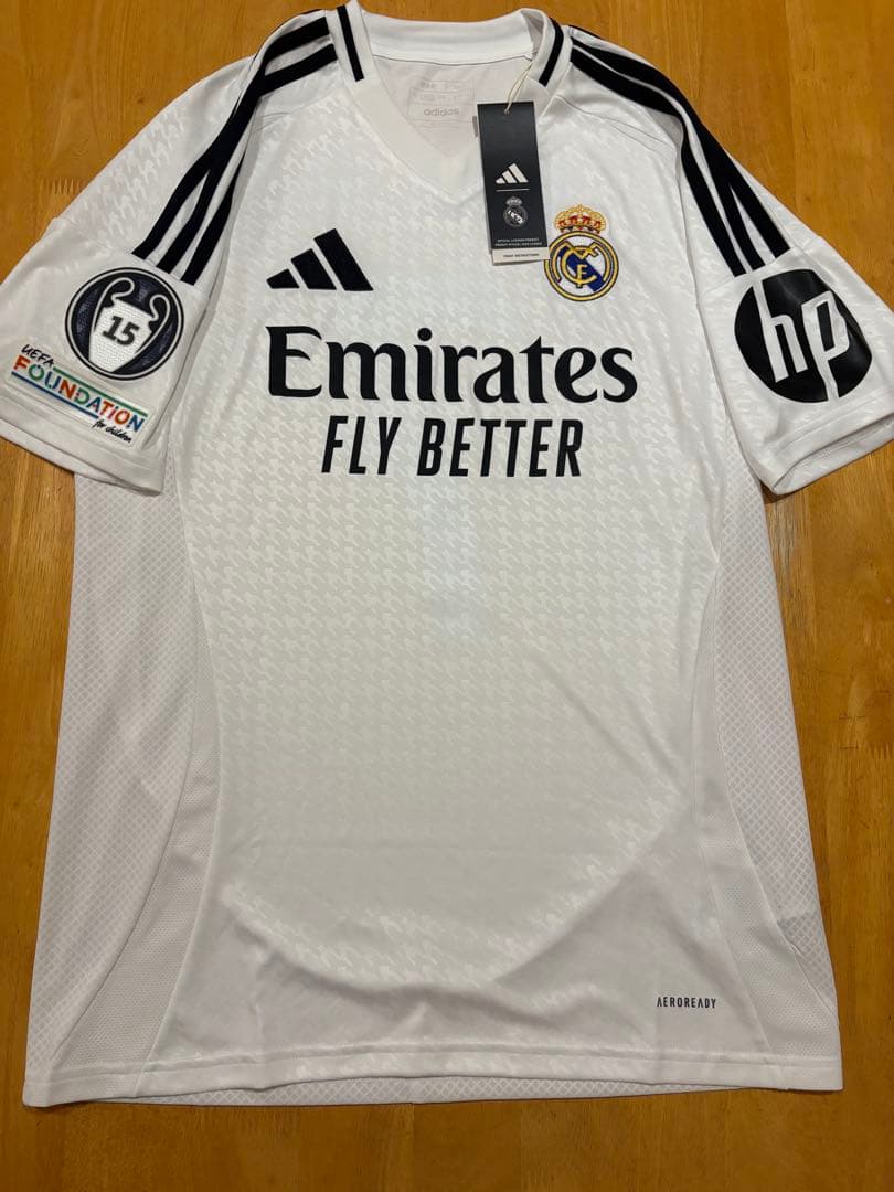 正規品 新品 紙タグ付 レアルマドリード 24/25 ヴィニシウス L