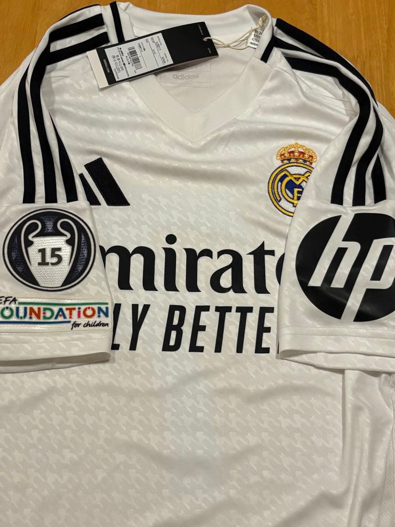 正規品 新品 紙タグ付 レアルマドリード 24/25 ヴィニシウス L