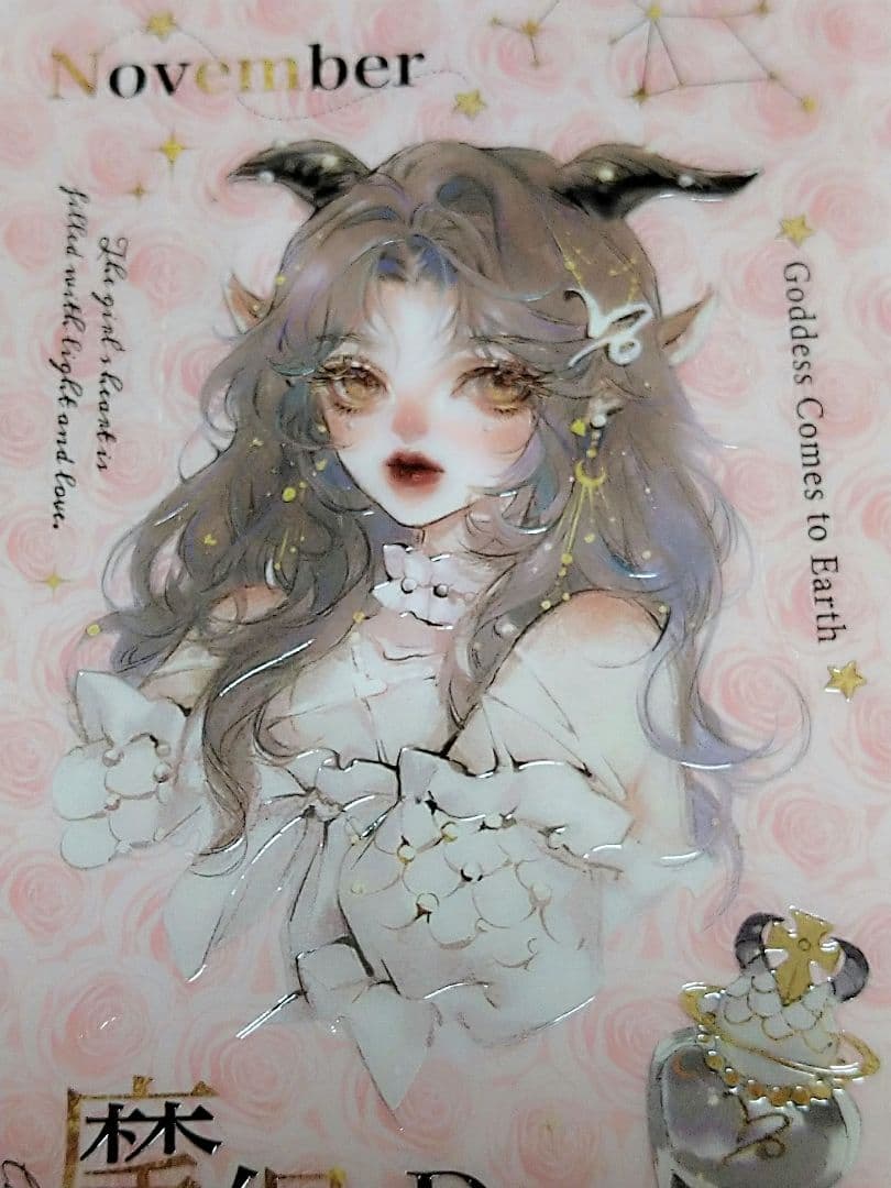 ✩再販✩J775＃星宫缪神(水晶)予星社切り売り海外人物マステ女の子