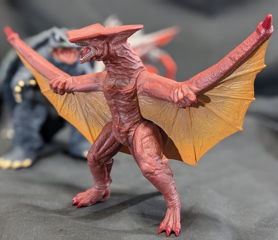 【gjgj】平成ガメラ＆ギャオス＆イリス（バンダイ）４体セット