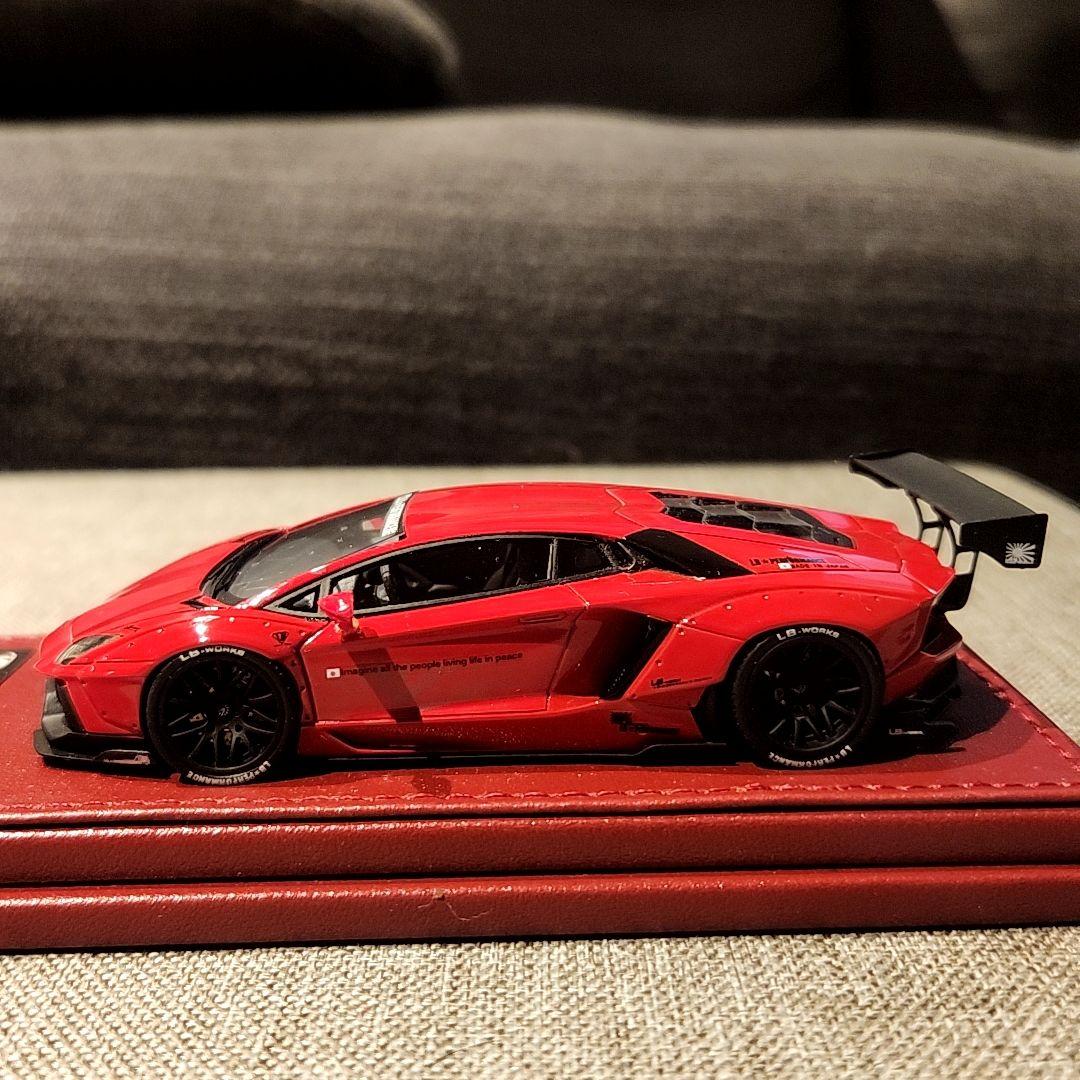 美品 LB☆WORKS LB-01L ランボルギーニ アヴェンタドール 1/43