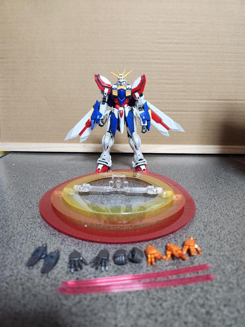 RG ゴッドガンダム＆拡張パーツセット　プレミアムバンダイ限定品
