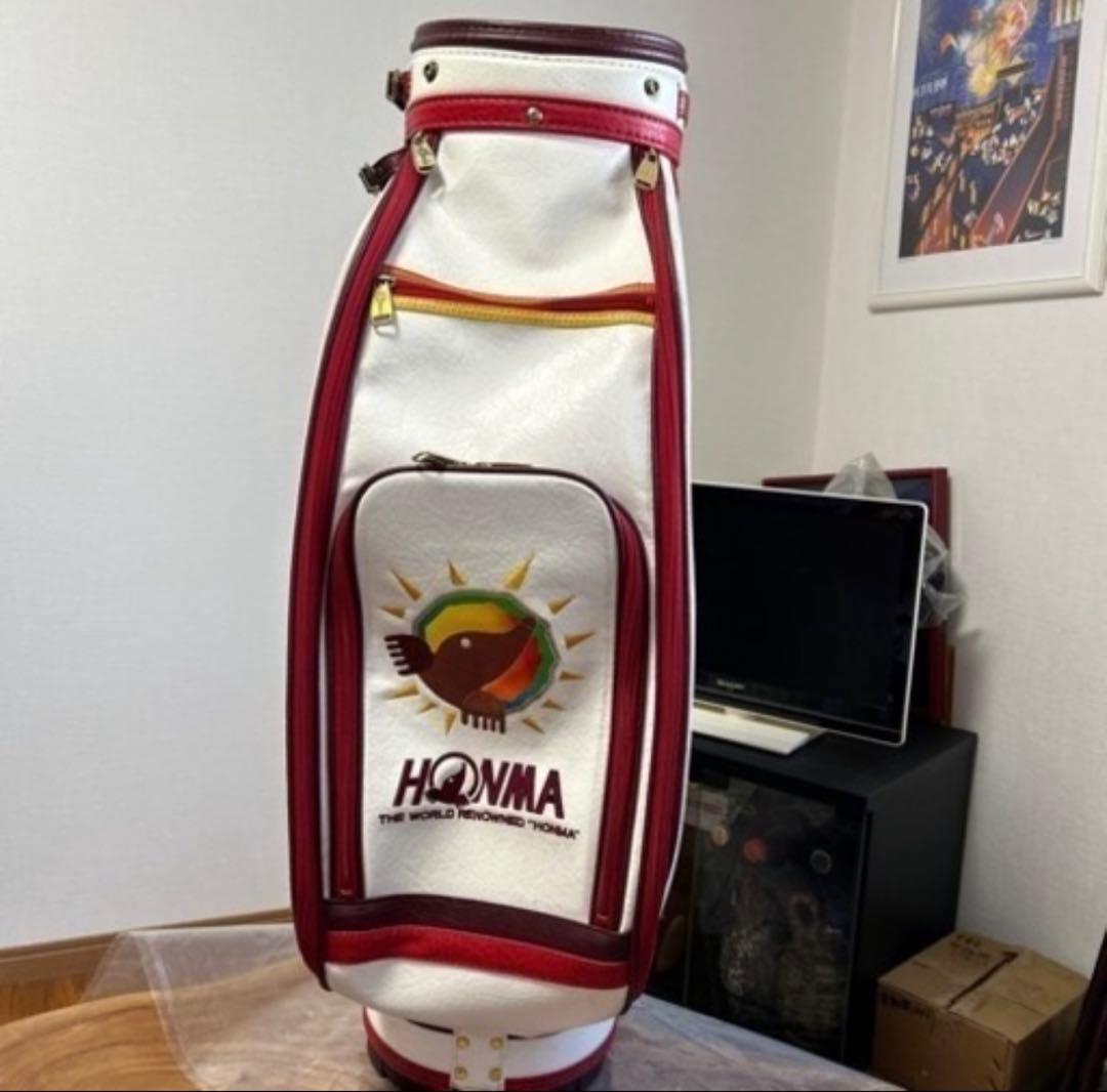 HONMA ゴルフバッグ・キャディバッグ ホワイト/レッド