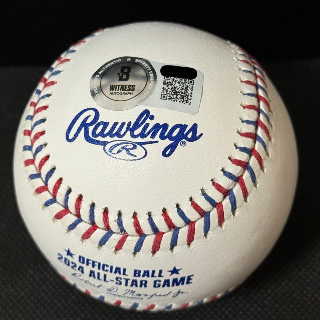 大谷ライバル！ マーセル オズナ 直筆サインボール ASG24 Beckett