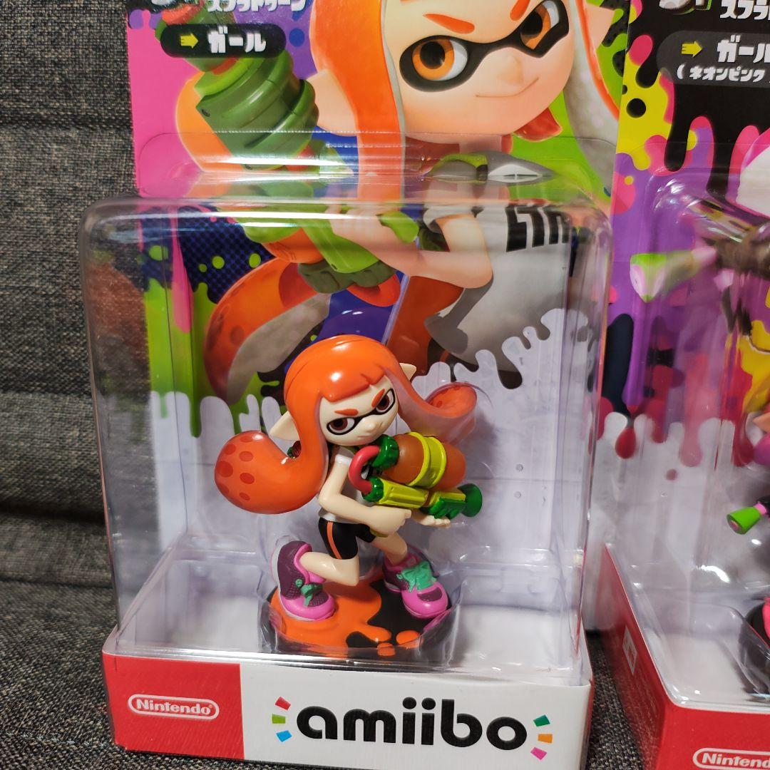 amiibo　アミーボ　スプラトゥーンシリーズ　4体セット！