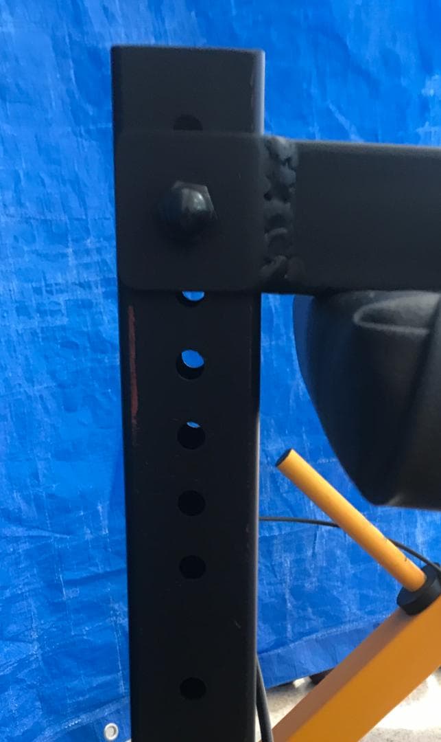 パワーテック社ハーフラック(WB-HR16)専用　ラットロー 奥柱・プレート式