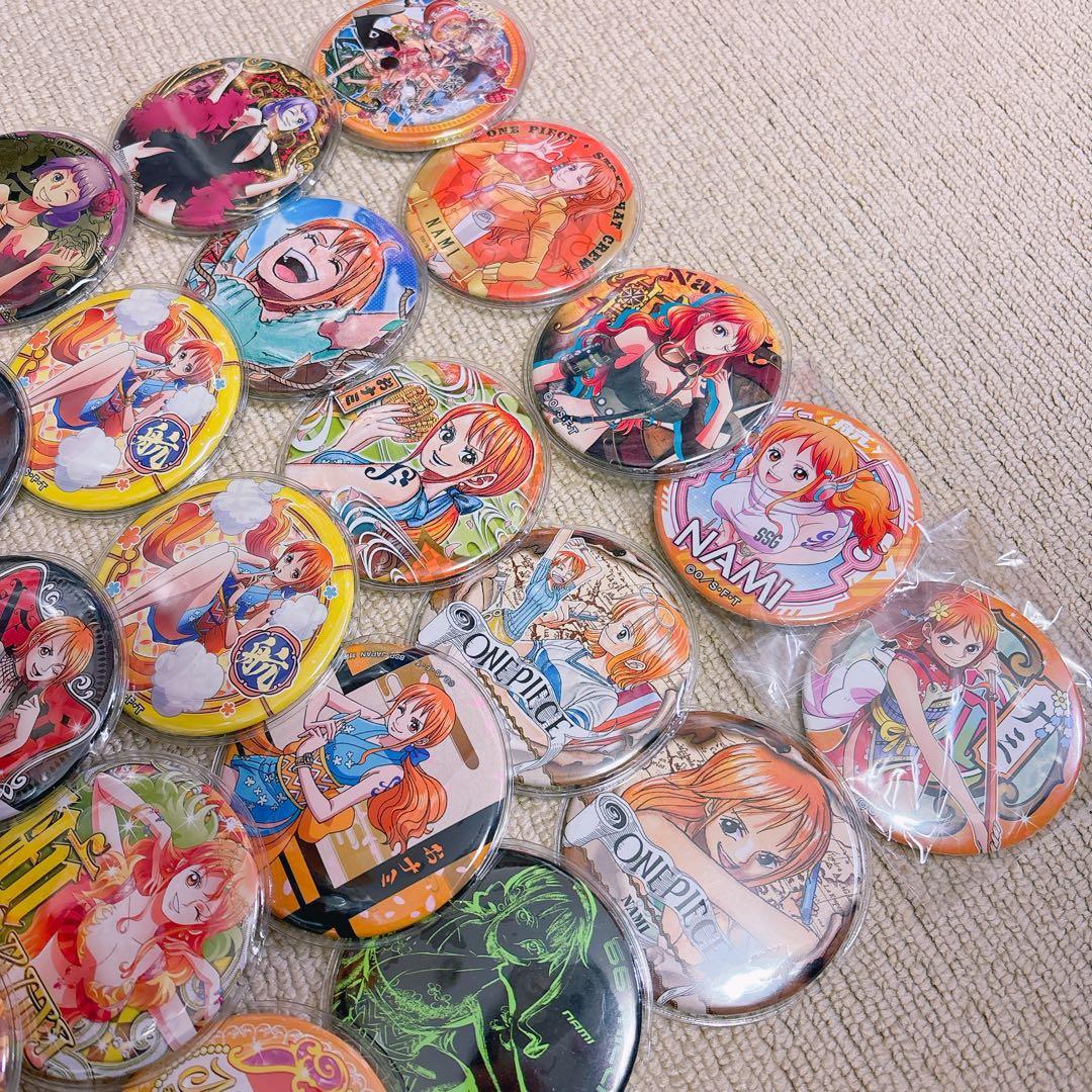 ONE PIECE ナミ カリーナ 輩缶バッチ 30個セット