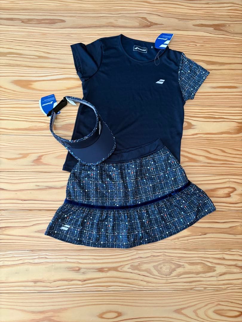 Babolat テニスウェア ネイビー 3点セット