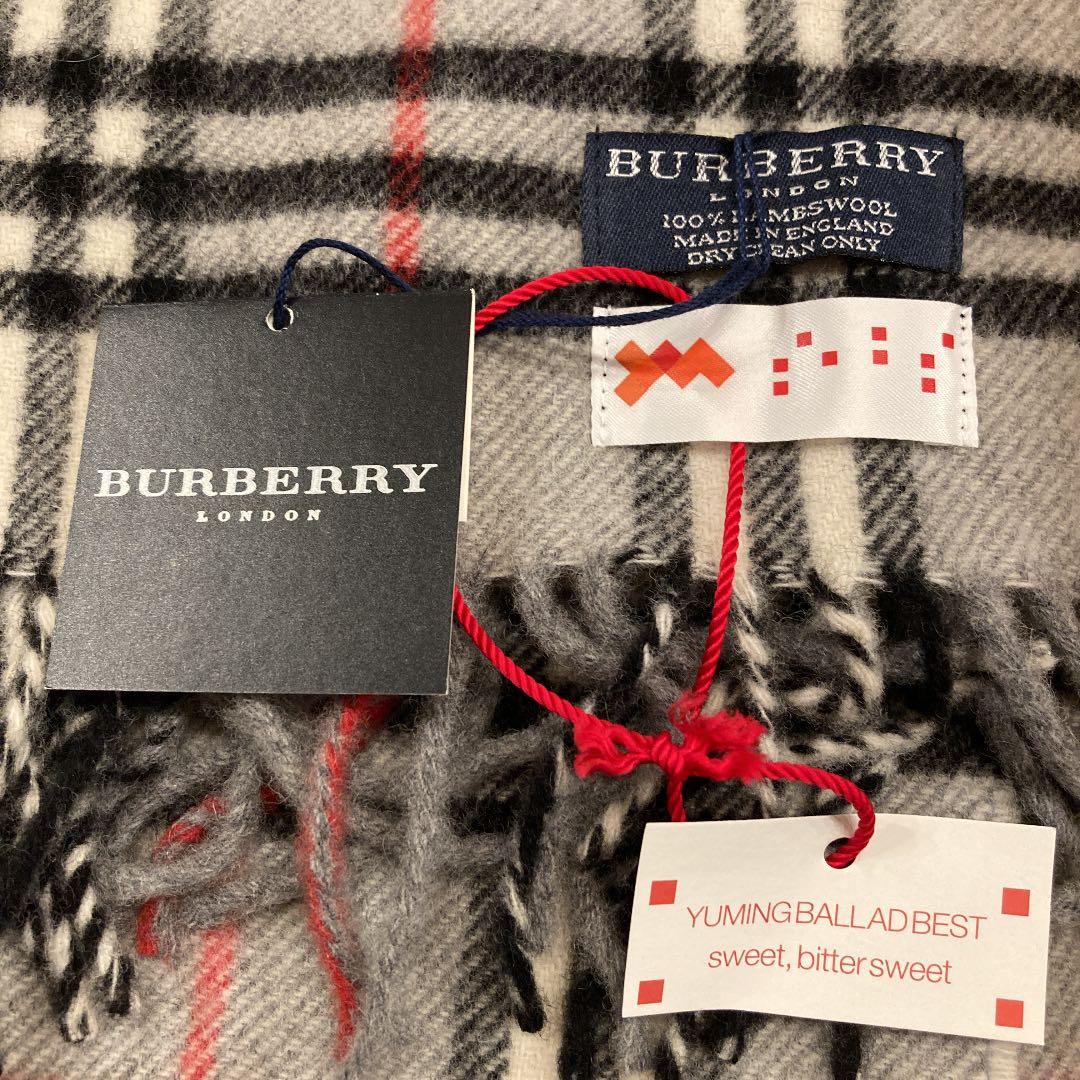 ユーミン　バーバリー　コラボ　マフラー