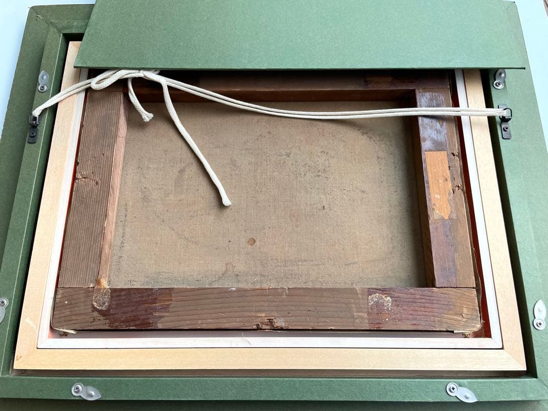 画家　加藤静児　静物　油彩画　油絵　額入　果物　フルーツ