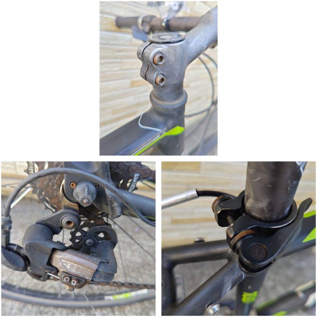 引取限定 中古 メリダ クロスバイク 3×7段変速 460MM 軽整備 防犯登録