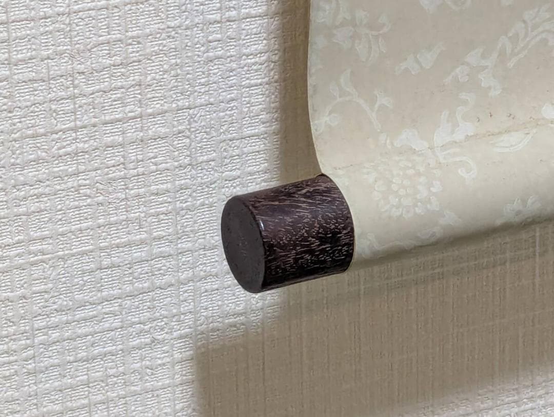 【真作】掛軸　徳野大空　淡墨書掛軸　淡墨の美　静かな余情　合箱入　S100