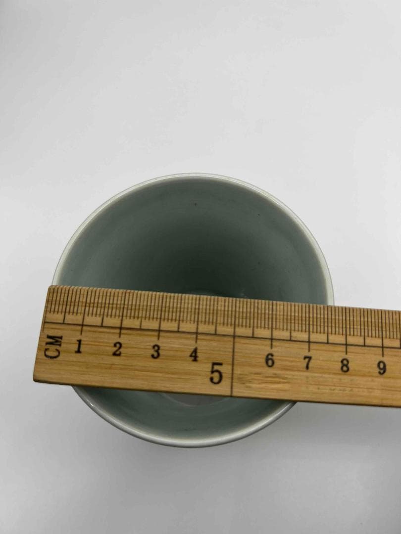 清康熙時代 粉彩 紅綠彩龍文筆筒 文房具 名品珍品　唐物　古賞物(E-52)