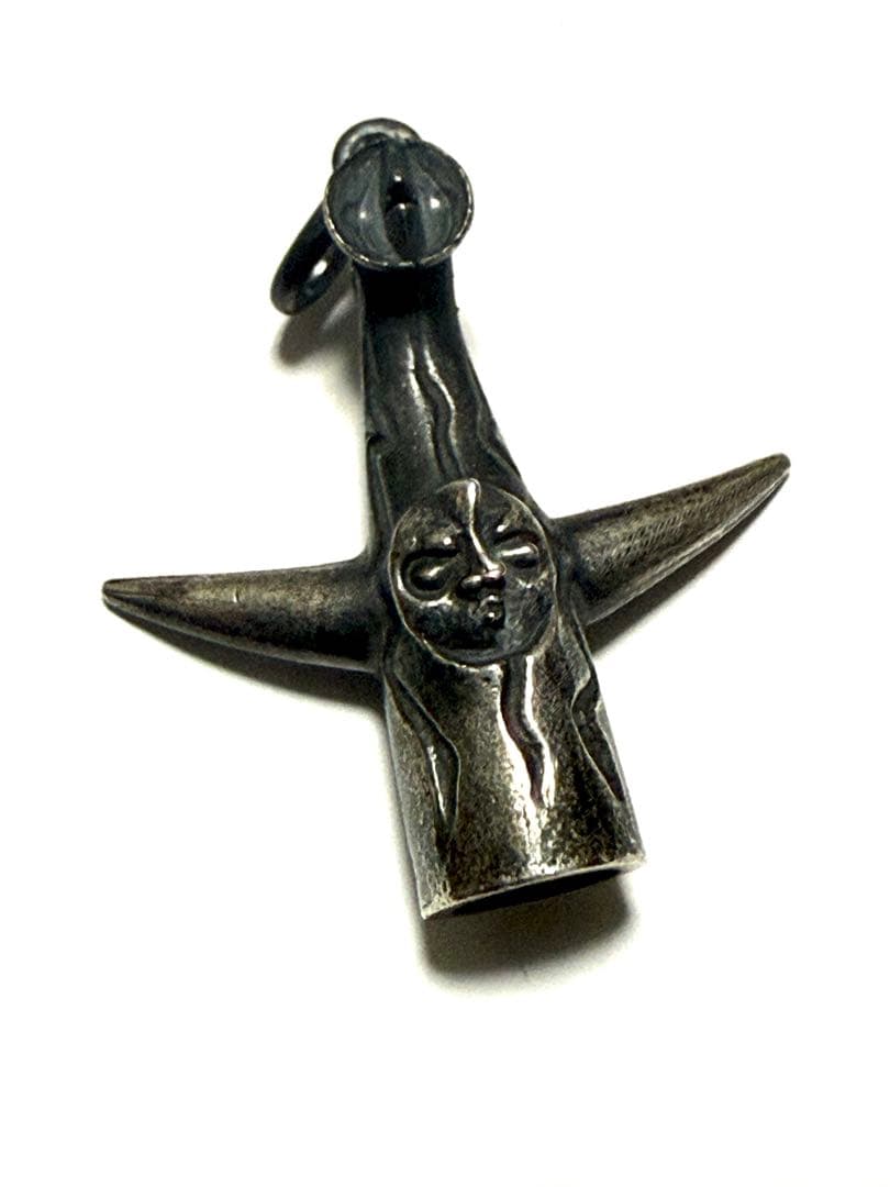 希少 当時品 太陽の塔 ネックレス トップ ミキモト シルバー製