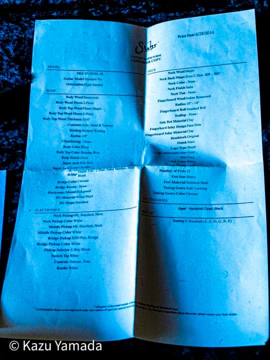 ギター Suhr Standard Pro 2017 BAHAMA BLUE