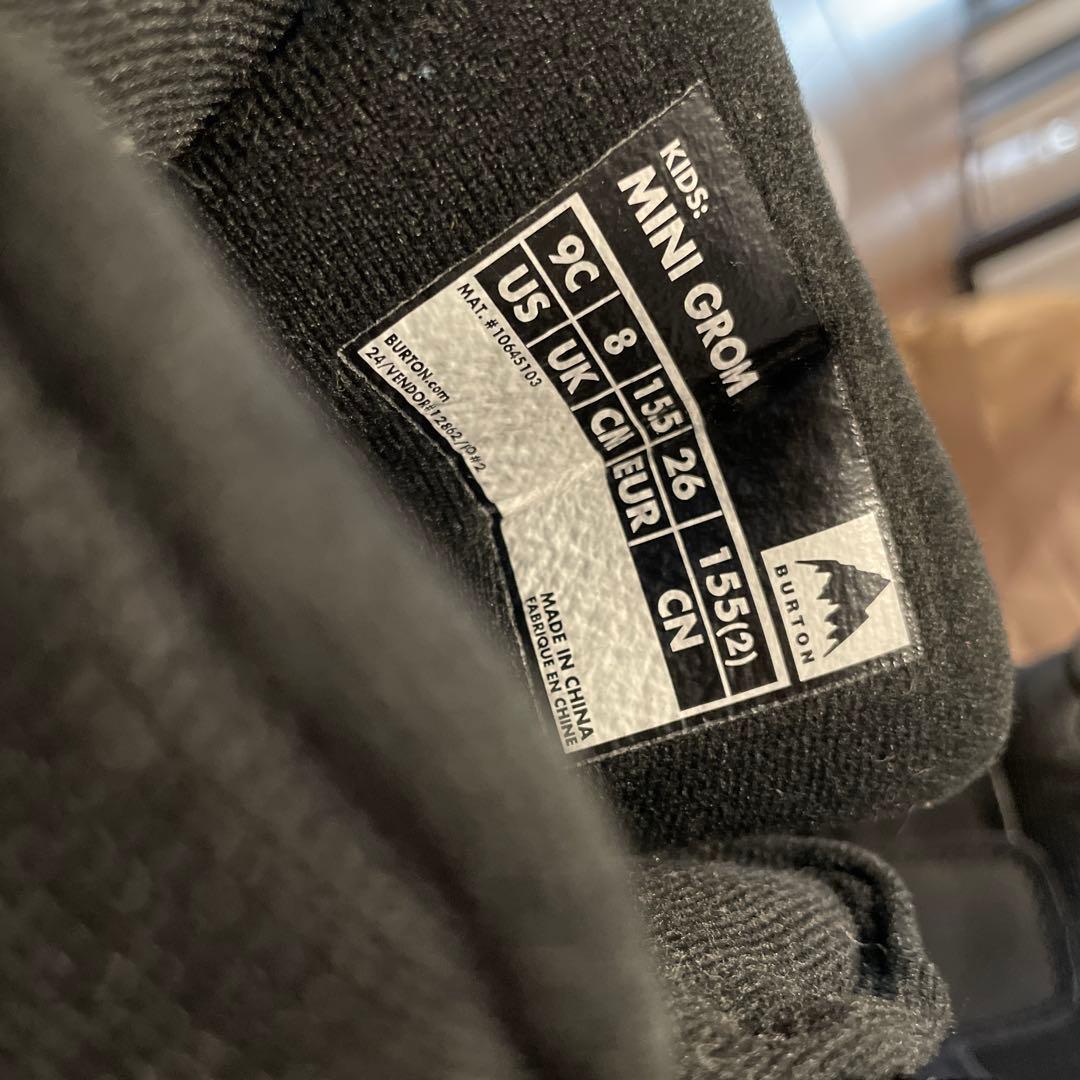 BURTON 子ども用スノーボードブーツ ブラック
