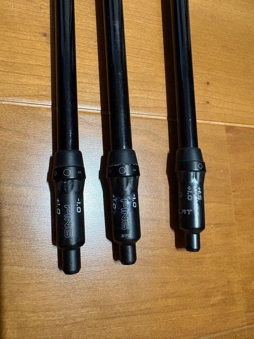 PING G430 純正 シャフト 3本（UT用2本 DR用1本）セット