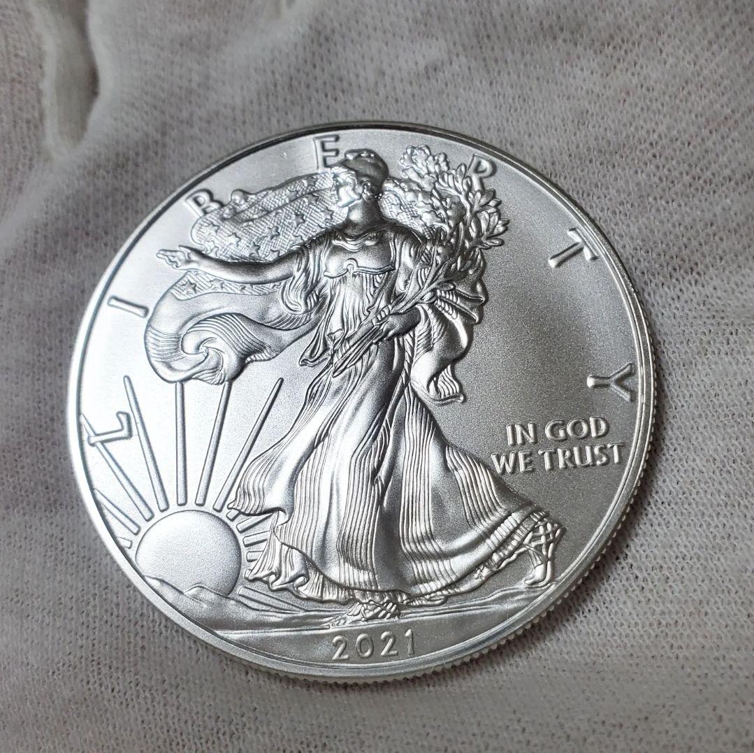 2021年製 アメリカ　イーグルウォーキングリバティ　1型　銀貨 1オンス　1枚