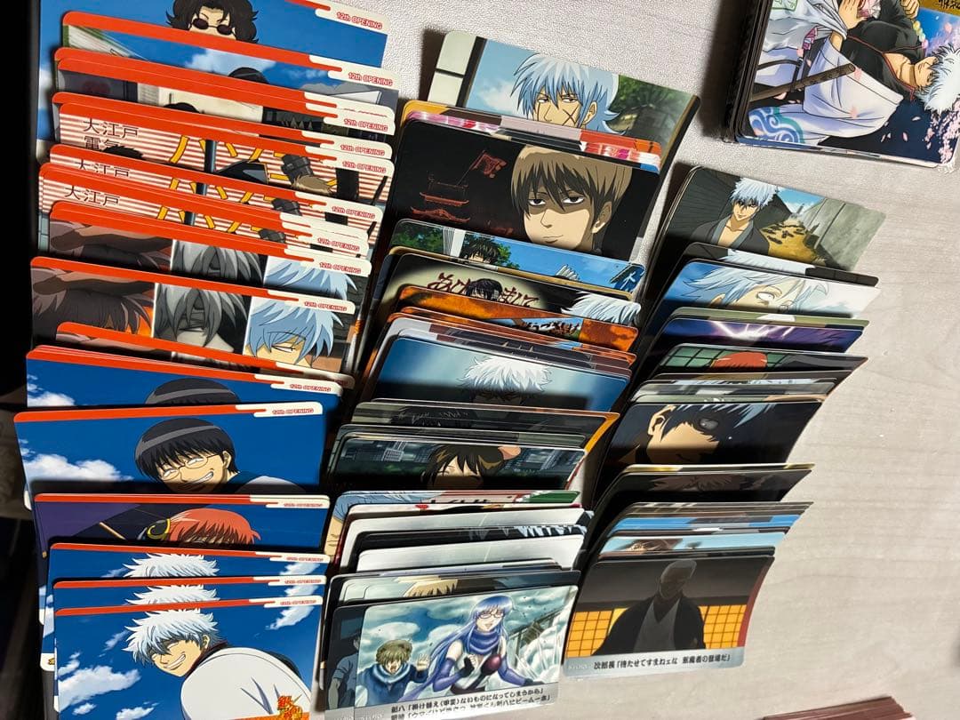 銀魂 クリアカード ウエハース ステッカー カードダス まとめ売り 417枚