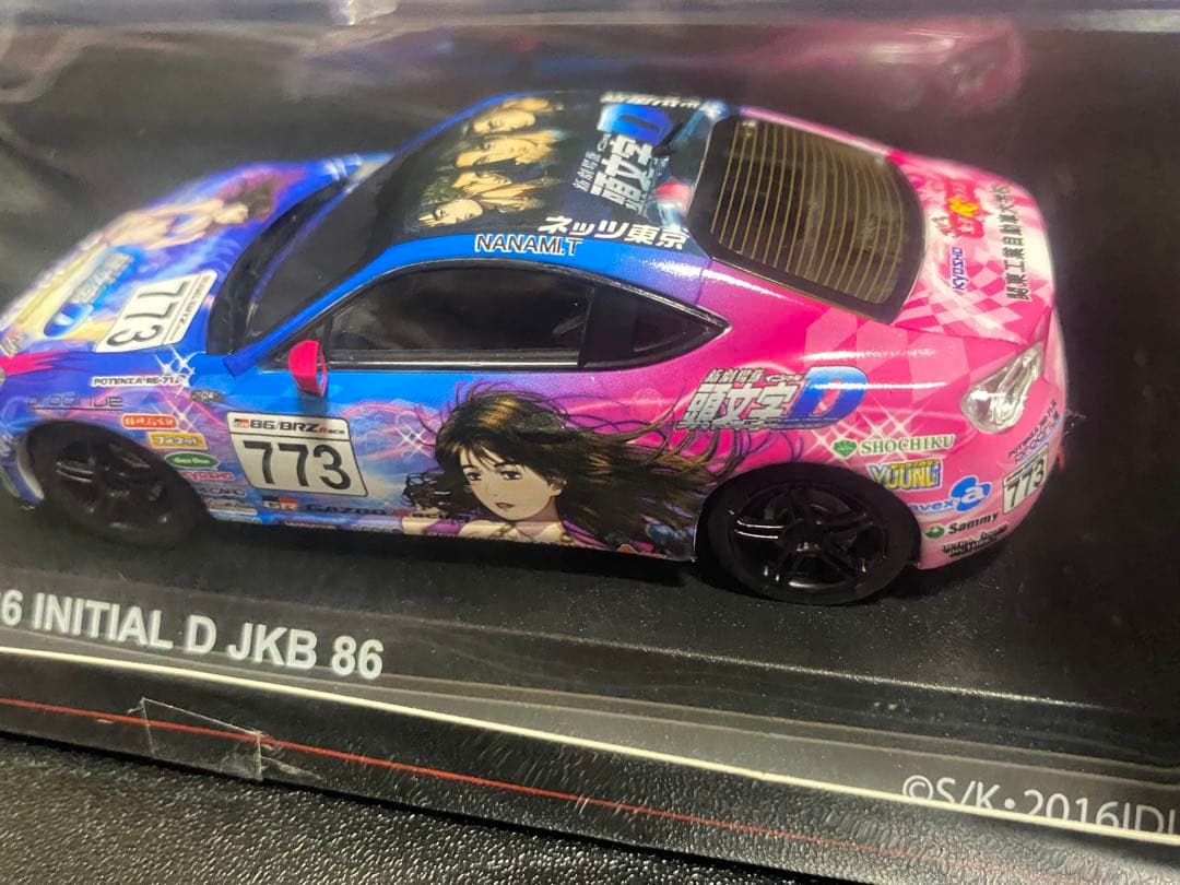 TOYOTA 86 京商　INITIAL D JKB86 ミニカー 塚本奈々美