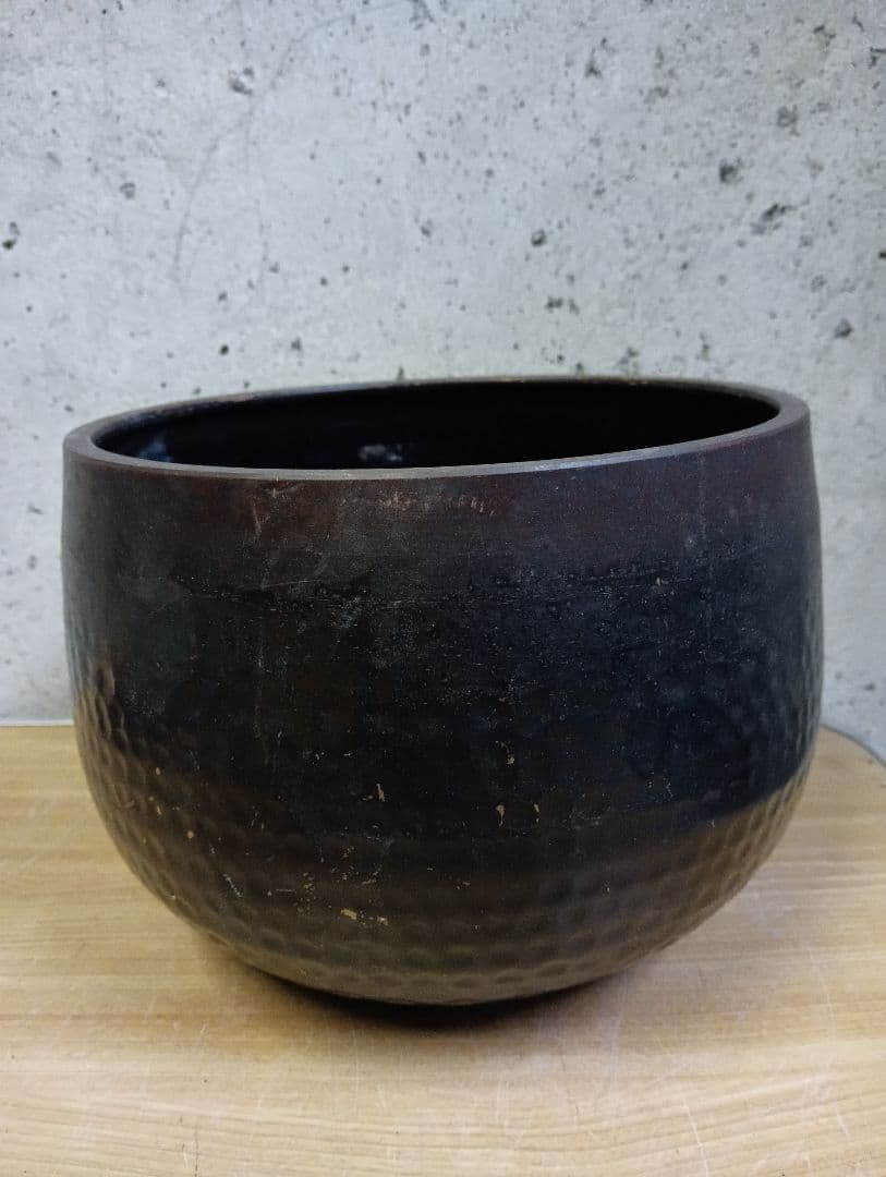 蔵出し 特大おりん ビンテージ 仏具 寺院 槌目紋様 古道具